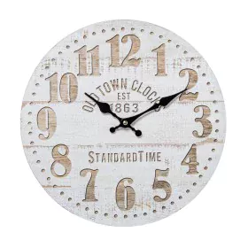 Horloge Murale Alexandra House Living Blanc Multicouleur Bois 34 x 4 x 34 cm de Alexandra House Living, Pendules murales - Ré...