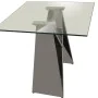 Mesa de apoio Alexandra House Living Cinzento Transparente 55 x 55 x 55 cm de Alexandra House Living, Mesas auxiliares - Ref:...