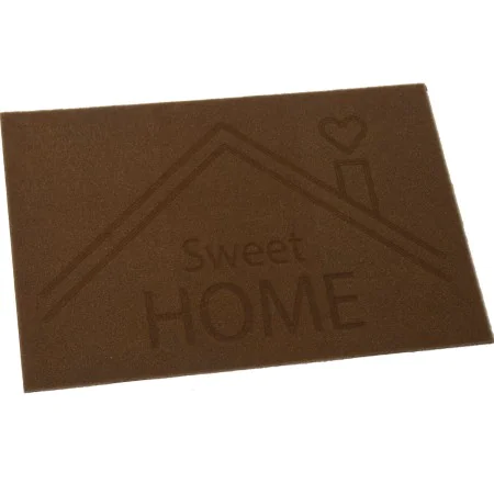 Doormat Alexandra House Living Sweet Home Brown 60 x 1 x 40 cm by Alexandra House Living, Doormats - Ref: D1633203, Price: 7,...