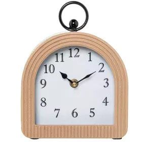 Reloj de Mesa Alexandra House Living Marrón Dorado Madera Metal 16 x 21 x 5 cm de Alexandra House Living, Relojes de escritor...