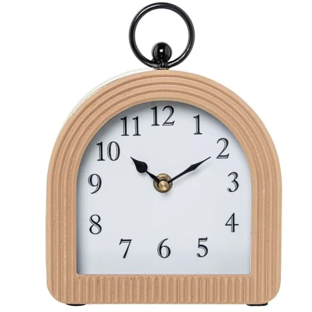 Orologio da Tavolo Alexandra House Living Marrone Dorato Legno Metallo 16 x 21 x 5 cm di Alexandra House Living, Orologi da s...