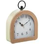 Table clock Alexandra House Living Brown Golden Wood Metal 16 x 21 x 5 cm by Alexandra House Living, Desk & Shelf Clocks - Re...