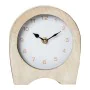 Reloj de Mesa Alexandra House Living Marrón Beige Madera Metal 14 x 16 x 5 cm de Alexandra House Living, Relojes de escritori...