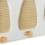 Appendiabiti da parete Alexandra House Living Giallo Bianco Legno 60 x 17 x 4 cm 5 Grucce di Alexandra House Living, Appendia...