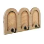 Appendiabiti da parete Alexandra House Living Marrone Legno Metallo Rattan 36 x 16 x 5 cm 3 Grucce di Alexandra House Living,...