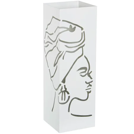 Suporte de guarda-chuva Alexandra House Living Branco Africana 16 x 49 x 16 cm de Alexandra House Living, Suporte para guarda...