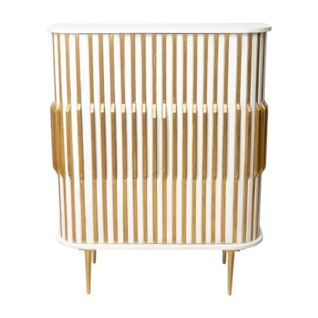 Console Romimex White Golden 91 x 114 x 41 cm by Romimex, Tables - Ref: D1633493, Price: 1,00 €, Discount: %