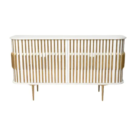 Buffet Romimex Blanc Doré Bois 152 x 84 x 40 cm de Romimex, Buffets, crédences et vaisseliers - Réf : D1633494, Prix : 1,00 €...