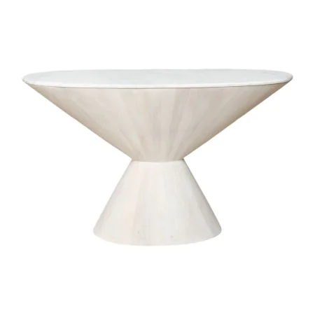 Console Romimex White Golden 122 x 75 x 39 cm Cone-shaped by Romimex, Tables - Ref: D1633495, Price: 760,93 €, Discount: %