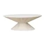 Side table Romimex White Golden 122 x 45 x 69 cm Cone-shaped by Romimex, Tables - Ref: D1633496, Price: 899,27 €, Discount: %