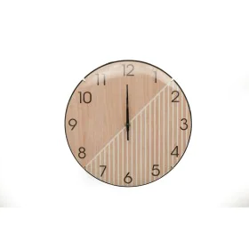 Orologio da Parete Romimex Beige Plastica Legno 30 x 30 x 2 cm di Romimex, Orologi da parete - Rif: D1633504, Prezzo: 8,24 €,...