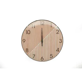 Wall Clock Romimex Beige Plastic Wood 30 x 30 x 2 cm by Romimex, Wall Clocks - Ref: D1633504, Price: 8,24 €, Discount: %