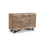 Credenza Alexandra House Living Naturale Metallo Legno di acacia 140 x 90 x 40 cm di Alexandra House Living, Credenze e buffe...