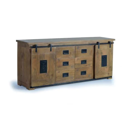 Anrichte Alexandra House Living natürlich Metall Akazienholz 190 x 80 x 45 cm von Alexandra House Living, Buffets - Ref: D163...