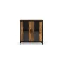 Credenza Alexandra House Living Nero Metallo Legno di mango 87 x 90 x 37 cm di Alexandra House Living, Credenze e buffet - Ri...