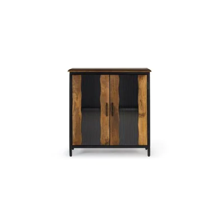 Credenza Alexandra House Living Nero Metallo Legno di mango 87 x 90 x 37 cm di Alexandra House Living, Credenze e buffet - Ri...