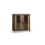 Anrichte Alexandra House Living Schwarz Metall Mango-Holz 87 x 90 x 37 cm von Alexandra House Living, Buffets - Ref: D1633801...