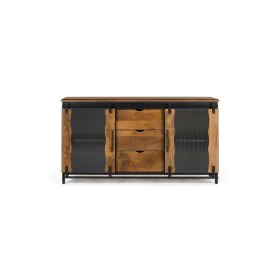 Buffet Alexandra House Living Noir Métal Bois de manguier 150 x 80 x 40 cm de Alexandra House Living, Buffets, crédences et v...