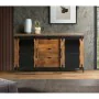 Anrichte Alexandra House Living Schwarz Metall Mango-Holz 150 x 80 x 40 cm von Alexandra House Living, Buffets - Ref: D163380...