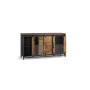 Credenza Alexandra House Living Nero Metallo Legno di mango 150 x 80 x 40 cm di Alexandra House Living, Credenze e buffet - R...