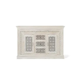 Credenza Alexandra House Living Bianco Legno di mango 150 x 100 x 40 cm di Alexandra House Living, Credenze e buffet - Rif: D...