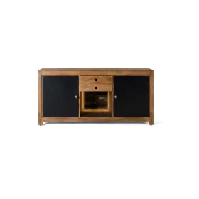 Sideboard Alexandra House Living Black Natural Metal Mango wood 160 x 78 x 40 cm by Alexandra House Living, Sideboards - Ref:...