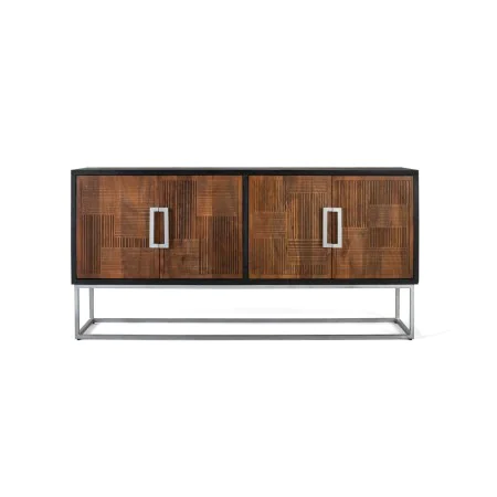 Aparador Alexandra House Living Castanho Preto Metal Madeira de mangueira 170 x 84 x 43 cm de Alexandra House Living, Armário...