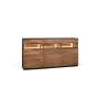 Credenza Alexandra House Living Nero Naturale Legno di acacia 180 x 93 x 40 cm di Alexandra House Living, Credenze e buffet -...