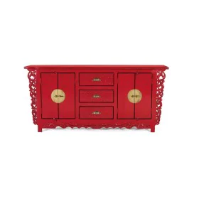 Aparador Alexandra House Living Rojo Madera de mango 180 x 84 x 40 cm de Alexandra House Living, Armarios y aparadores - Ref:...