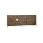 Aparador Alexandra House Living Dourado Natural Metal Madeira de mangueira 190 x 77 x 40 cm de Alexandra House Living, Armári...