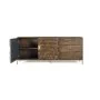 Aparador Alexandra House Living Dourado Natural Metal Madeira de mangueira 190 x 77 x 40 cm de Alexandra House Living, Armári...