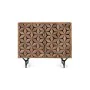 Credenza Alexandra House Living Nero Naturale Metallo Legno di mango 90 x 76 x 40 cm di Alexandra House Living, Credenze e bu...