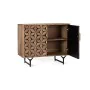 Credenza Alexandra House Living Nero Naturale Metallo Legno di mango 90 x 76 x 40 cm di Alexandra House Living, Credenze e bu...