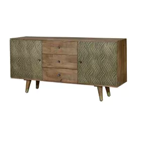 Credenza Alexandra House Living Marrone Bronce Legno di mango 160 x 78 x 40 cm di Alexandra House Living, Credenze e buffet -...