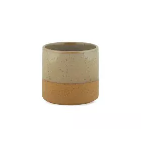 Plant pot Alexandra House Living Beige Camel Ceramic 13 x 13 x 13 cm by Alexandra House Living, Flower Pots - Ref: D1634363, ...