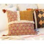 Cushion Alexandra House Living KASSIA Beige Maroon Mustard 45 x 10 x 45 cm by Alexandra House Living, Cushions - Ref: D163438...