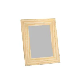 Photo frame Alexandra House Living Beige Wood MDF Wood 1 x 21 x 16 cm by Alexandra House Living, Table and wall frames - Ref:...