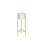 Vaso com suporte Alexandra House Living Branco Dourado Metal 28 x 80 x 28 cm de Alexandra House Living, Vasos - Ref: D1634469...