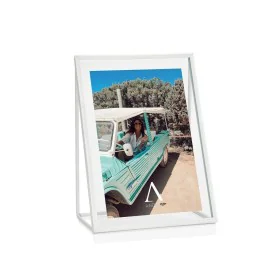 Photo frame Alexandra House Living White Metal 18 x 5 x 13 cm by Alexandra House Living, Table and wall frames - Ref: D163447...