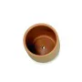 Vaso com Prato Alexandra House Living Marrom claro Cerâmica 22 x 22 x 22 cm de Alexandra House Living, Vasos para flores - Re...