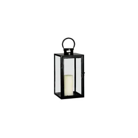 Bougeoir Alexandra House Living Noir verre Fer 22 x 54 x 22 cm de Alexandra House Living, Bougeoirs et chandeliers - Réf : D1...