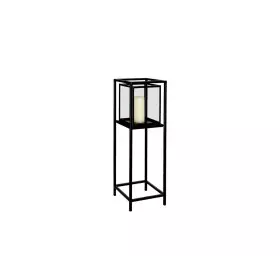 Portacandele Alexandra House Living Nero Cristallo Ferro 23 x 71 x 23 cm di Alexandra House Living, Candelieri e portacandele...