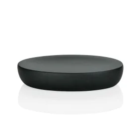 Soap dish Alexandra House Living Black Polyresin 9 x 2 x 13 cm by Alexandra House Living, Stands and dispensers - Ref: D16345...