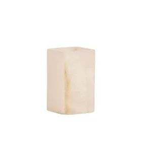 Toothbrush Holder Alexandra House Living White Beige Marble 7 x 11 x 7 cm by Alexandra House Living, Stands and dispensers - ...