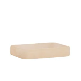 Jabonera Alexandra House Living Beige Rosa Poliresina 9 x 2 x 13 cm de Alexandra House Living, Soportes y dispensadores - Ref...