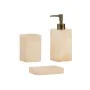 Portasapone Alexandra House Living Beige Rosa Poliresina 9 x 2 x 13 cm di Alexandra House Living, Supporti e distributori - R...