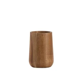 Toothbrush Holder Alexandra House Living Brown Black Acacia 8 x 11 x 8 cm by Alexandra House Living, Stands and dispensers - ...