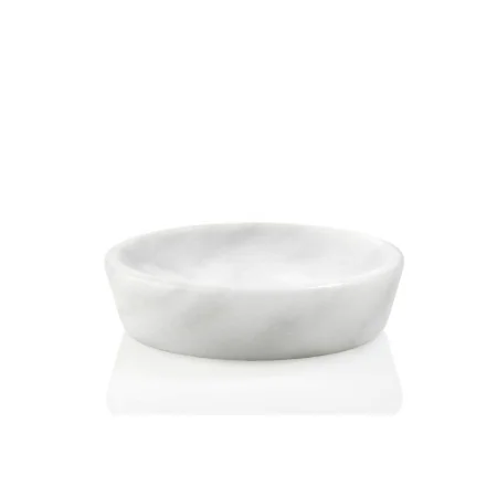 Soap dish Alexandra House Living White Marble 12 x 3 x 12 cm by Alexandra House Living, Stands and dispensers - Ref: D1634640...