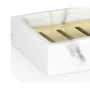 Saboneteira Alexandra House Living Branco Dourado Aço inoxidável Poliresina 9 x 3 x 12 cm de Alexandra House Living, Suportes...