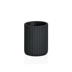 Support pour brosses à dents Alexandra House Living Noir Polyrésine 7 x 9 x 7 cm de Alexandra House Living, Supports et distr...